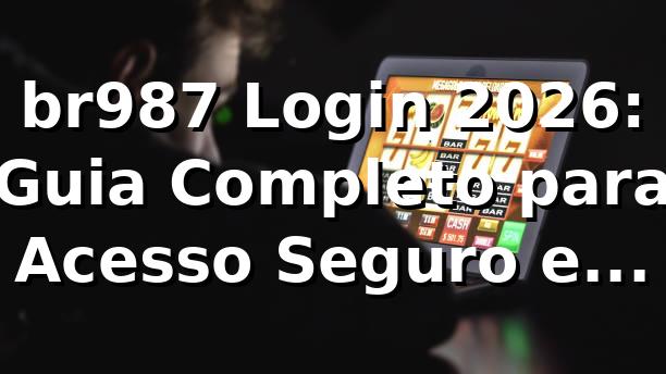 br987 Login 2026: Guia Completo para Acesso Seguro e Rápido 🎯